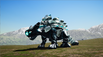 恐龙怪兽巢穴机械甲龙-植食防御型恐龙