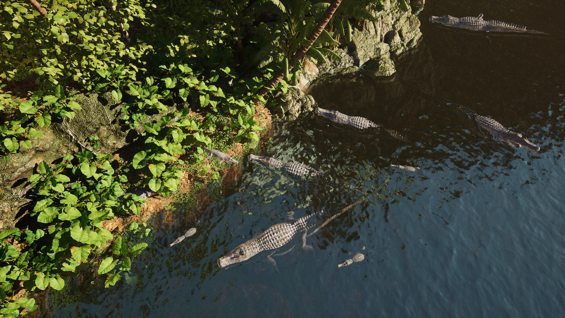 恐龙怪兽巢穴游戏截图-基地建造场景